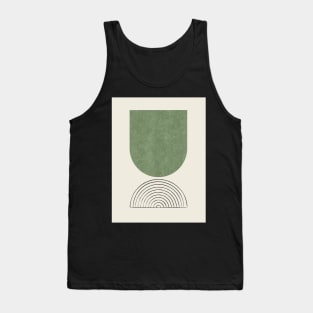 Arch Balance Green 2 - Mid century modern Tank Top